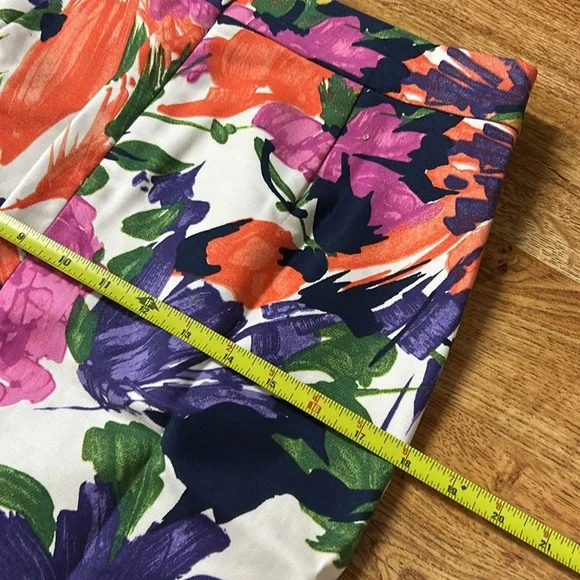 J.CREW Floral Print Women's Skirt Size 4 - Picture 9 of 10